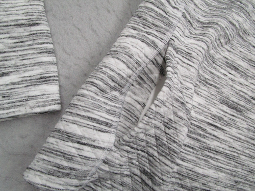 Marmot Sweater Womens Medium Gray Cowl Quilted Annie Pullover Thumbholes - Picture 6 of 11