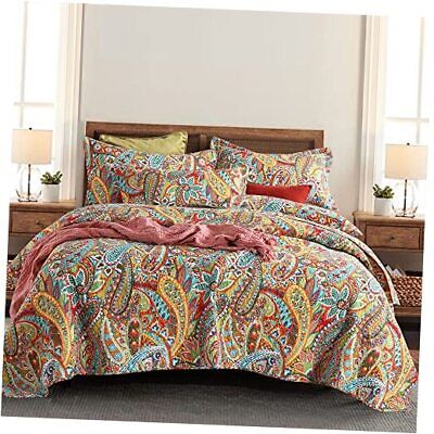 Cotton Bedspread Quilt Sets, 3 Queen (90 by98inch) Yellow Cotton Bedspread Quilt Sets, 3 Queen (90 by98inch) Yellow