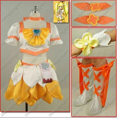 NUOVO Heart Catch PreCure! Cure Marine Costume Cosplay Anime - Foto 12 di 15