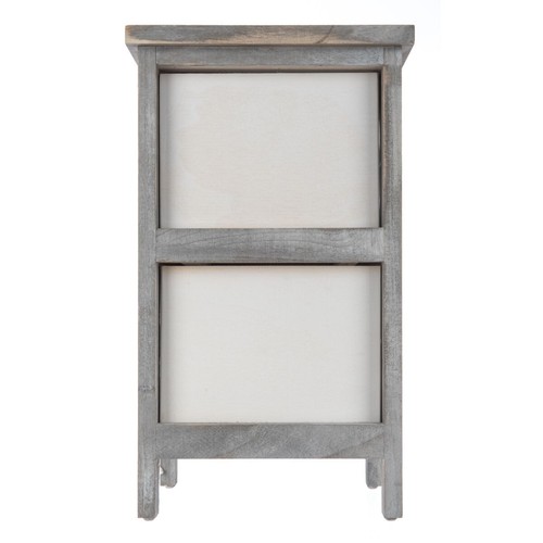 Freestanding 2 Tier Chest of Drawer Bedroom Furniture Storage Bedside Cabinet - Picture 10 of 12