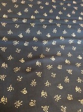 Abbeywood, Subtle Navy Blue, Winter Flower Show - Liberty Fabric