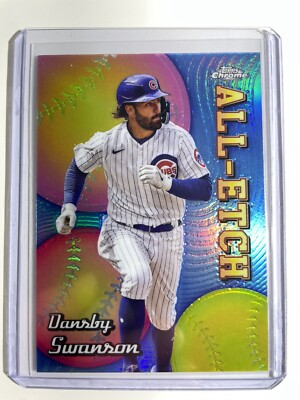 2024 topps chrome MLB Dansby Swanson #CAE-18 All-Etch Cubs