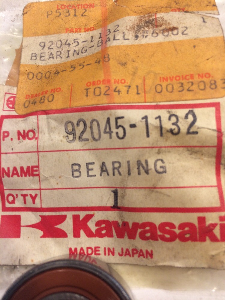 1 (NEW) GENUINE KAWASAKI STATER BEARING 92045-1132 ZX900