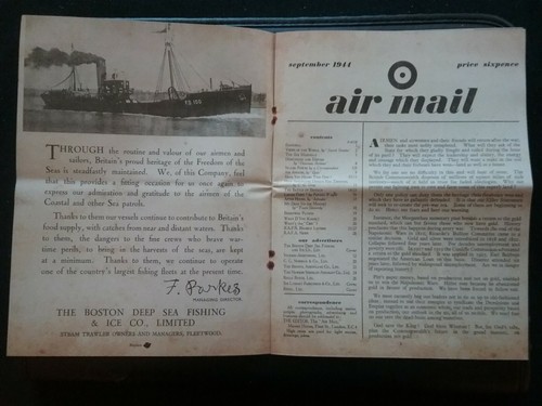 AIRMAIL 1944 MAGAZINE FOR RAF PERSONNEL FULL OF STORIES & PHOTO'S WAR IN THE SKY - Picture 3 of 12