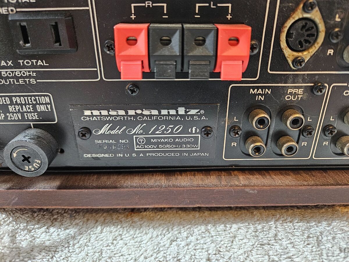 Marantz Model 1250 Integrated amplifier. Rare Japan Spec! | eBay Marantz Model 1250 Integrated amplifier. Rare Japan Spec! | eBay