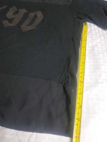 Forever 21 Tokyo black mesh sheer T-Shirt Cropped Size large oversize - Picture 6 of 9