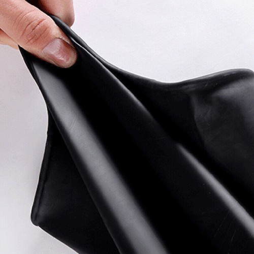1 Paar Gummi Handschuhe Unisex Schwarz Wasserdicht Arbeit Langlebig Chemische - Bild 10 von 18