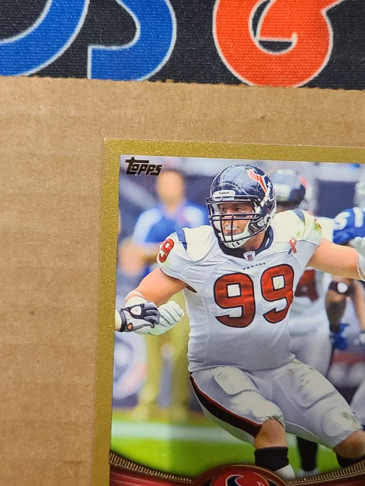 JJ Watt 2012 Topps Gold #/2012 #235 Houston Texans 2nd Yr - Image 2 of 4
