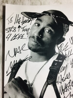 2PAC TUPAC SHAKUR (REPRINT COPY) SIGNED AUTO AUTOGRAPHED PHOTO