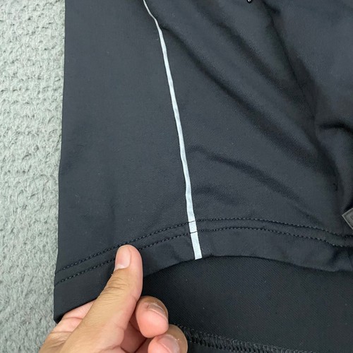 Ralph Lauren Active Jacket Womens Small Black Hooded 1/2 Zip Activewear Mom - Picture 10 of 11