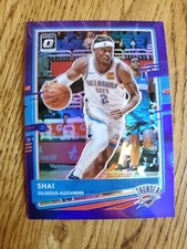 2020-21 Panini Donruss Optic Purple Prizm Shai Gilgeous-Alexander #143 Thunder