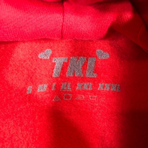 the kid Laroi hoodie sweater mens XL red oversized baggy fit merch pullover - Picture 14 of 19