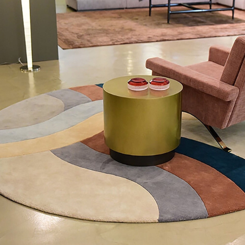 Round Rug, 8 ft Round Rug, Hand Tufted, 9x9, 10x10 Wool Round Carpet, Circle Rug - Picture 5 of 11