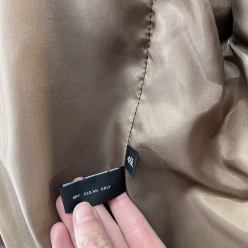 Circle S Mens 46L Brown Corduroy Western Blazer Jacket Suede Elbow Patches Lined - Picture 6 of 14