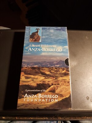 A DESERT WILDERNESS VHS VIDEO ANZA*BORREGO BRAND NEW SEALED