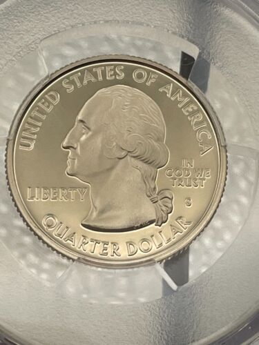 2007-S Flag Clad Wyoming State Quarter WY PR70DCAM PCGS Proof 70 Deep Cameo - Picture 4 of 11