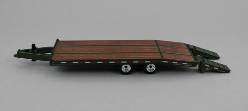 DCP 1:64 *GREEN* Western Star 49x Dump Truck w/Beavertail Tag Trailer *NIB* - Picture 6 of 7