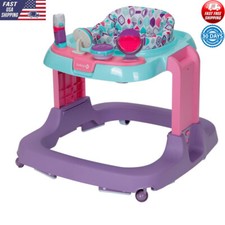 Developmental Walker Adjustable Height Interactive Toys Folds Storage Travel New
