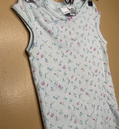 Karen Neuburger Girls Size Small Pajamas 2Pc Set Blue Floral Short Sleeve Shorts - Picture 17 of 21