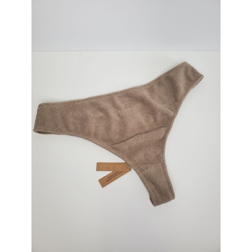 NWT Tan SKIMS 2X Desert Terrycloth Thong - Picture 11 of 12