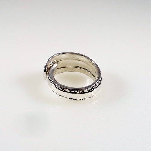 Round ~ Candlelight Sterling Spoon Ring ~ Perfect Fit Guaranteed ~Up to size 12 - Picture 5 of 5