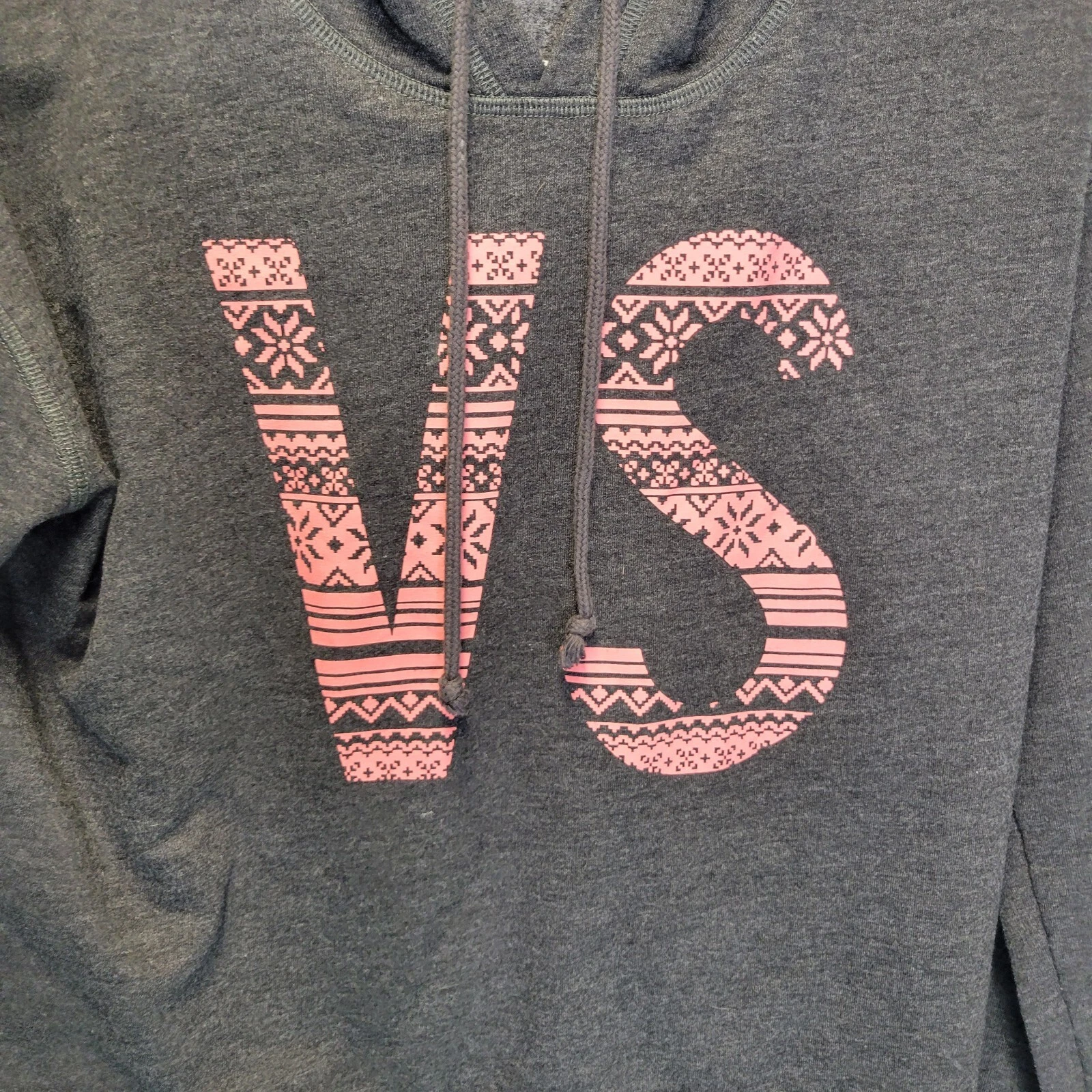 UNDERCOVER Felpa con cappuccio Victoria's Secret donna piccola grigio crop