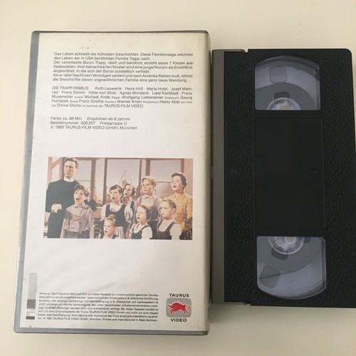 Die Trapp-Familie - Ruth Leuwerik - Taurus Video VHS - Imagen 2 de 2