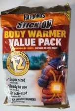 HotHands Stick-On Body Warmer Value Pack 8 Pack Super Sized