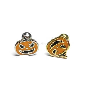16g Halloween Pumkin Barbell Bar Earring Srgical Body Ear Lobe