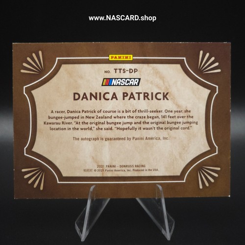 2021 Panini Donruss NASCAR Timeless Treasures Signatures Danica Patrick (AU) - Picture 2 of 2
