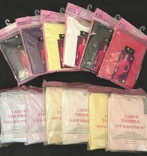 Women's Thermal Set Underwear 2 Pieces Top Bottom Long Johns Large-4XL New