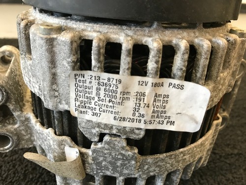 10-16 Volvo S60 V60 XC60 S80 XC70 XC90 3.2 3.0 180 AMP Alternator 36012382 - Picture 5 of 5