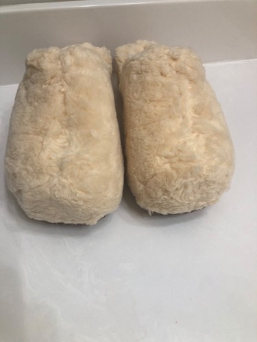 UGG NATURAL FUZZ SUGAR CLOG FAUX FUR SIZE 7 - Picture 2 of 6