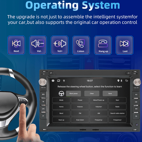 für VW Polo 9N Golf Jetta MK4 Passat B5 T Autoradio CarPlay GPS Sat Navigator BT - Bild 8 von 13