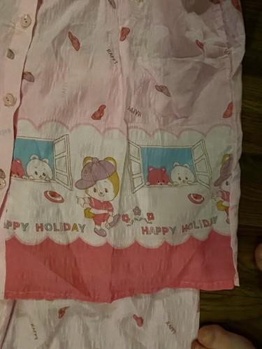 Juego de Pijama Kuanhwa Juvenil Talla Mediana 8-10 Reino Unido 9-10 EE. UU. Felices Fiestas - Imagen 5 de 9
