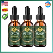 1/2/3xConcentrated Mullein Drops Powerful Lung Cleanse Respiratory Herbal Drop