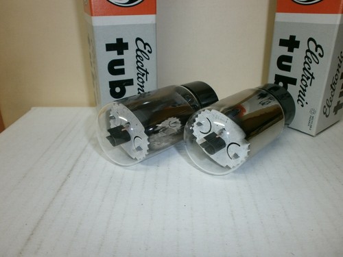 2 x 6L6 GC - G. Electric - OO side getter - USA - NOS -NIB - El.Rőhren. - Bild 3 von 3