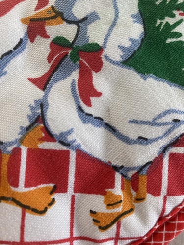 Patos Hot Pad vintage de Navidad de los años 80 vacaciones - Imagen 5 de 6