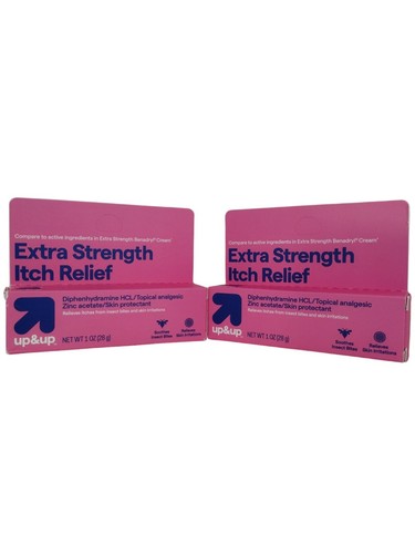 2 Pack EXTRA STRENGTH ITCH RELIEF Anti-Itch Topical Analgesic Cream 1 oz 1/27 - Picture 6 of 24