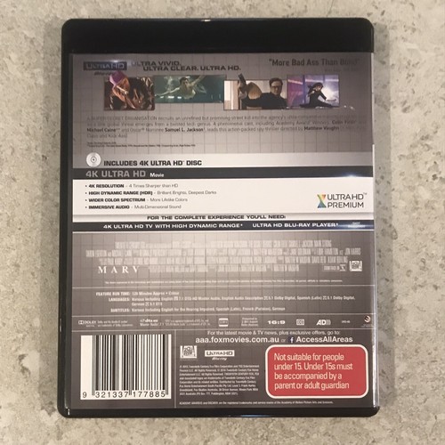 Kingsman The Secret Service & Golden Circle 4K Ultra HD UHD Blu-ray Like New - Picture 3 of 7