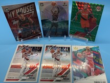2019-20 Optic DAMIAN LILLARD Splash Silver My House Green Mosaic CK 2 Optic Base