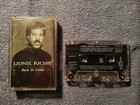 LIONEL RICHIE - BACK TO FRONT .                  Cassette Tape.