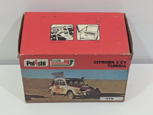 Polistil Citroen 2 CV Tunisia 1/25 HF Club Italy Diecast Model Rare Vintage Car - Picture 6 of 12