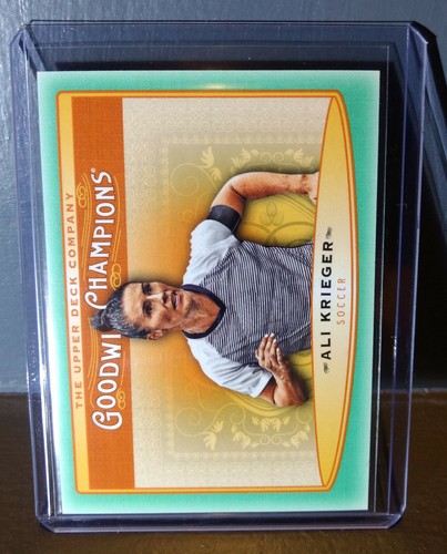 2019 Upper Deck Goodwin Champions Ali Krieger #72 Soccer Trading Card - Picture 1 of 2