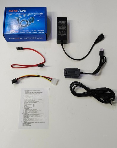 USB auf zu SATA IDE Adapter Kabel für 2,5"3,5" HDD SSD Festplatte Konverter - Bild 18 von 23