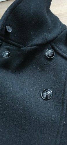 The Kooples mens wool peacoat coat - Picture 3 of 12