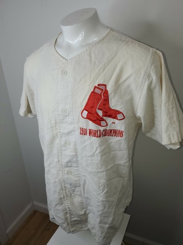 Boston Red Sox 1918 World Series Champions Jersey Copperstown Collection B42 - Picture 3 of 7