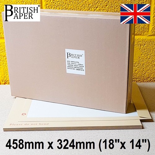 Please Do Not Bend Hard Card Board Backed Envelopes Brown Manilla C6 C5 A5 A4 A3 - Picture 47 of 49