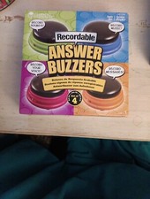 Learning Resources Recordable Answer Buzzers - Set of 4, Ages 3+  Sound Buzzers 