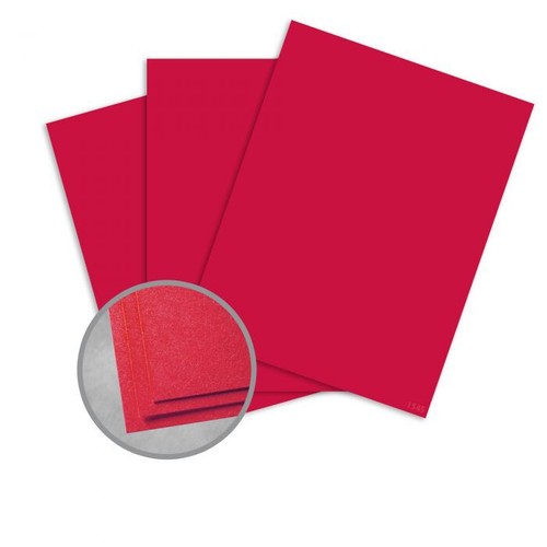 Astrobrights Multipurpose Colored Paper 24 lbs 8.5" x 11" Re-Entry Red 500 Sheet - Picture 17 of 17